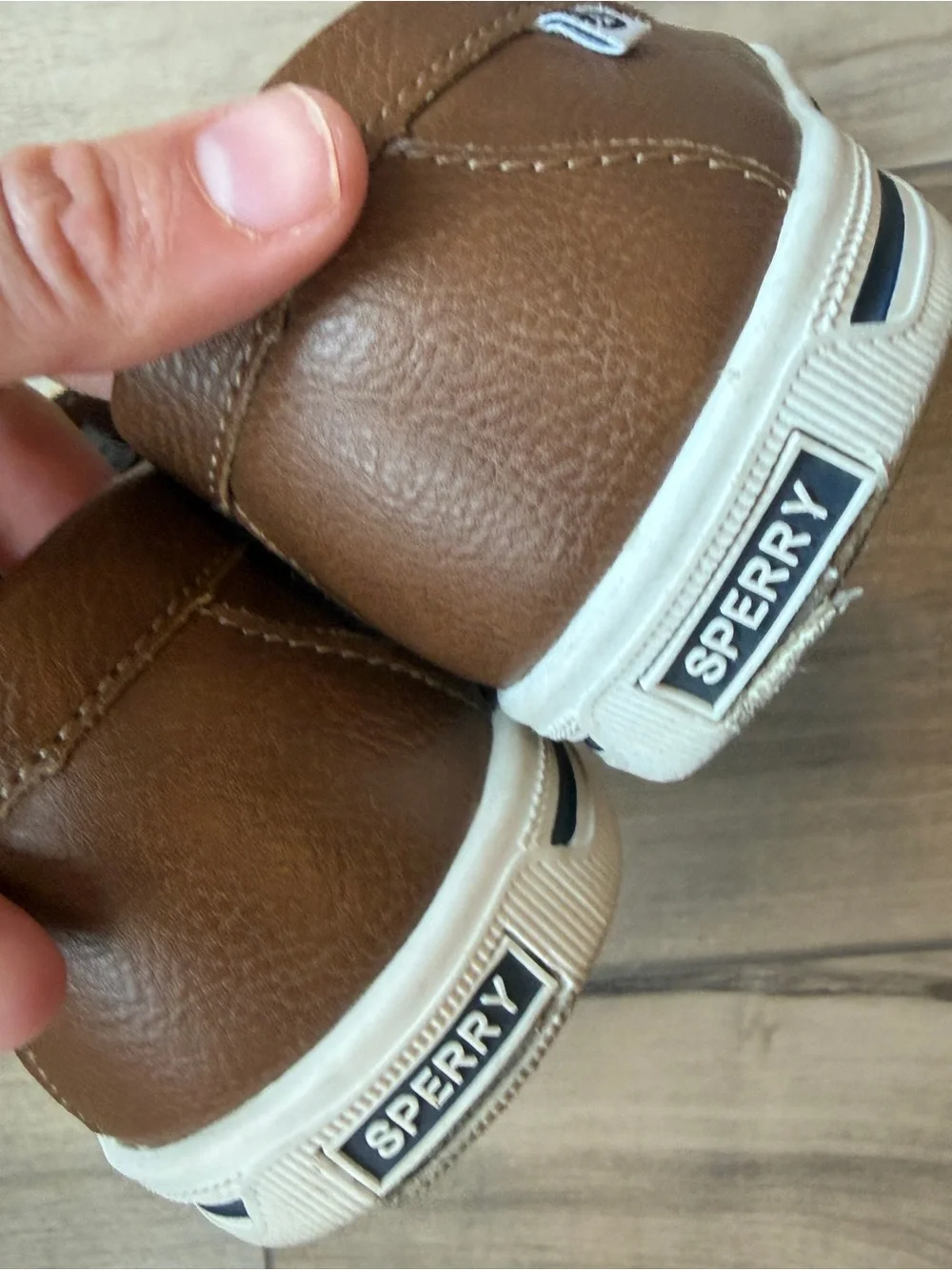 Sperry Boy’s Brown Slip-On Boat Shoes